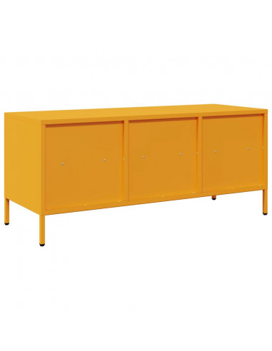 Mobile TV Giallo Senape 101,5x39x43,5 cm in Acciaio