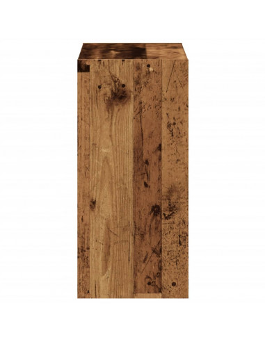 Libreria Legno Antico 68,5x32x68,5 cm in Legno Multistrato