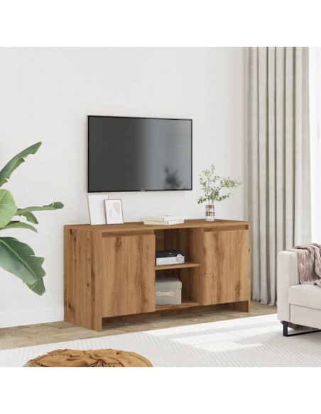 Mobile TV Rovere Artigianale 102x37,5x52,5 cm Legno Multistrato