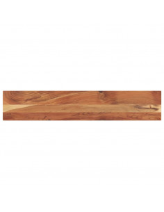 Piano Tavolo 160x20x3,8 cm Rettangolare Legno Massello Acacia 2