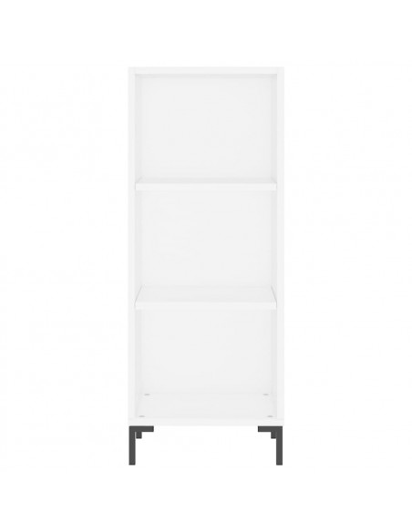 Credenza Bianca 34,5x32,5x90 cm in Legno Multistrato