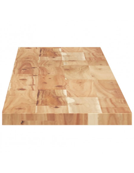 Mensole da Parete 2 pz 140x20x2 cm Legno Acacia Rifinito a Olio