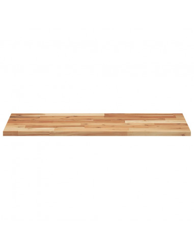 Piano Tavolo Rettangolare 100x40x2 cm Legno Massello di Acacia