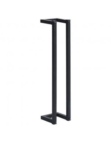 Portasciugamani da Terra Nero 12,5x12,5x60cm Ferro