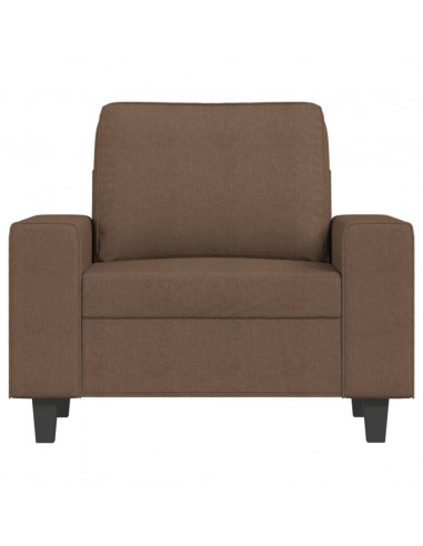 Poltrona Marrone 60 cm in Tessuto