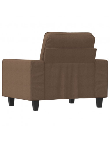 Poltrona Marrone 60 cm in Tessuto