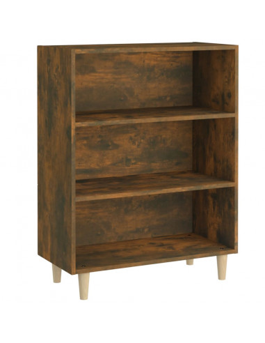 Credenza Rovere Fumo 69,5x32,5x90 cm in Legno Multistrato