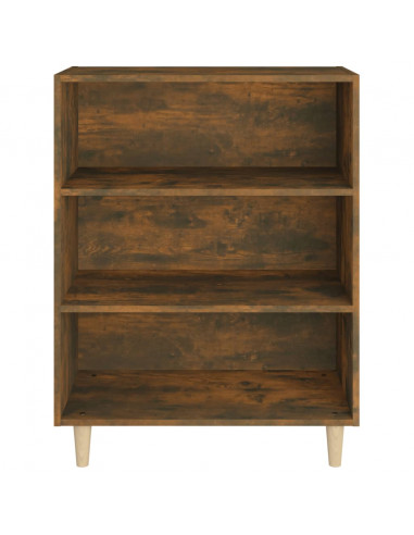 Credenza Rovere Fumo 69,5x32,5x90 cm in Legno Multistrato