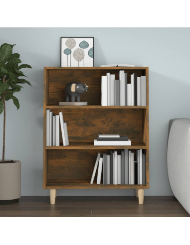 Credenza Rovere Fumo 69,5x32,5x90 cm in Legno Multistrato