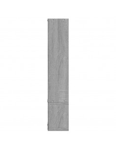 Mensola a Muro Grigio Sonoma 96x12x64 cm in Legno Multistrato 2