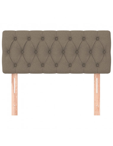 Testiera Tortora 90x7x78/88 cm in Tessuto