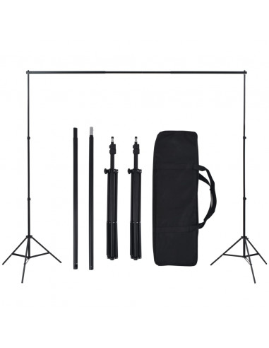 Kit Studio Fotografico con Set di Luci e Fondale