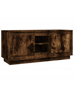 Mobile TV Rovere Fumo 102x35x45 cm in Legno Multistrato 2