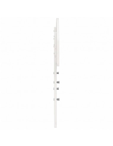 Testiera Bianca 90 cm in Legno Massello di Pino