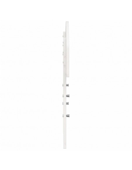 Testiera Bianca 90 cm in Legno Massello di Pino
