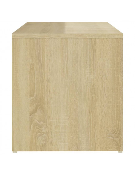 Tavolino Rovere Sonoma 59x36x38 cm in Legno Multistrato