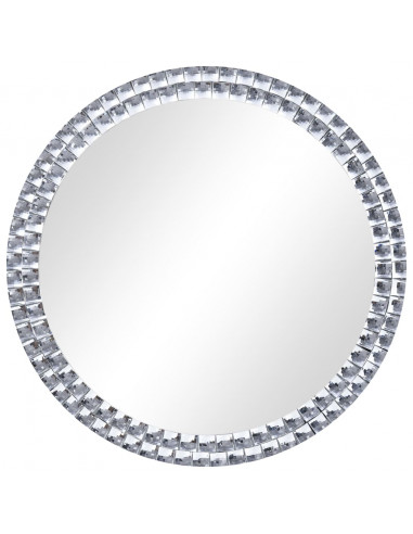 Specchio da Parete 40 cm in Vetro Temperato