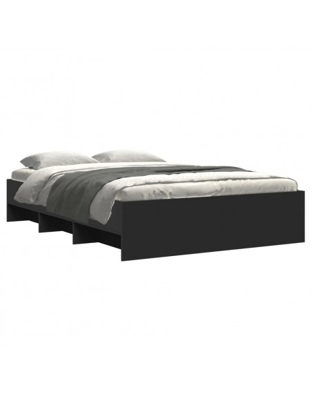 Giroletto Nero 140x190 cm in Legno Multistrato