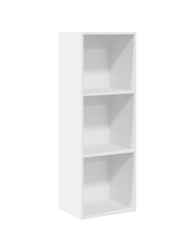 Libreria Bianca 40x30x114 cm in Legno Multistrato