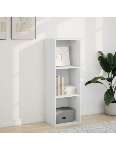 Libreria Bianca 40x30x114 cm in Legno Multistrato