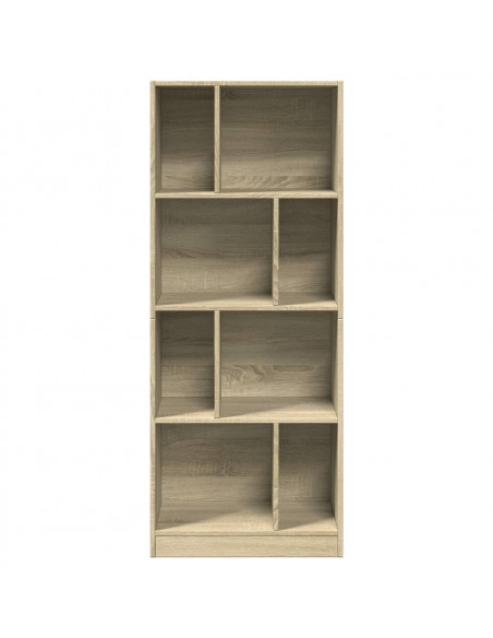 Libreria Rovere Sonoma 57x28,5x141 cm in Legno Multistrato