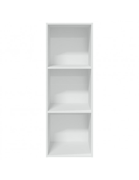 Libreria Bianca 40x30x114 cm in Legno Multistrato