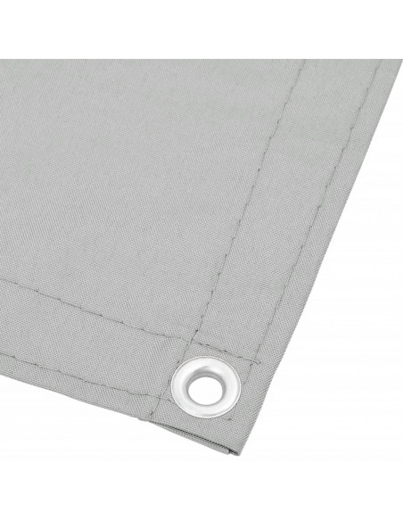 Paravento Balcone Grigio chiaro 75x600cm 100% Poliestere Oxford