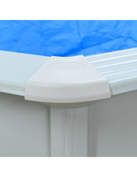 Piscina con Pompa Filtro a Sabbia e Scaletta 610x360x120 cm