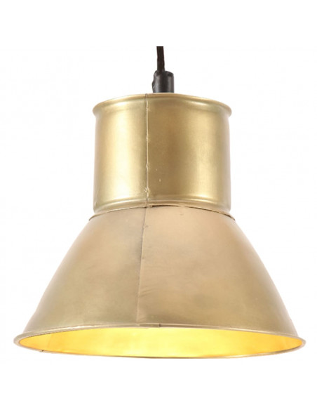 Lampada a Sospensione 25 W Ottone Rotonda 17 cm E27