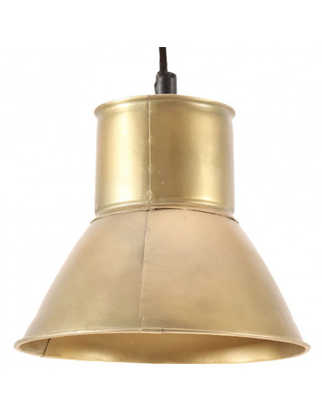 Lampada a Sospensione 25 W Ottone Rotonda 17 cm E27