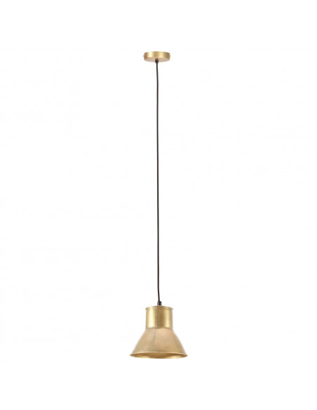 Lampada a Sospensione 25 W Ottone Rotonda 17 cm E27