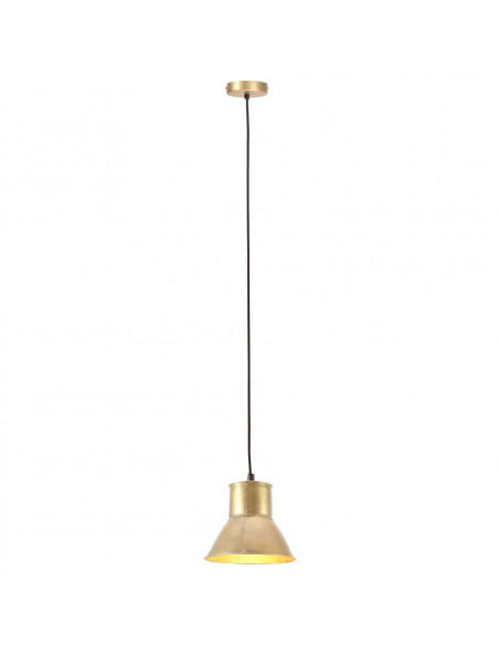Lampada a Sospensione 25 W Ottone Rotonda 17 cm E27