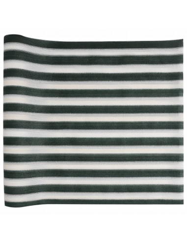 Rete per Privacy Verde e Bianco 1x10 m in HDPE 150 g/m²