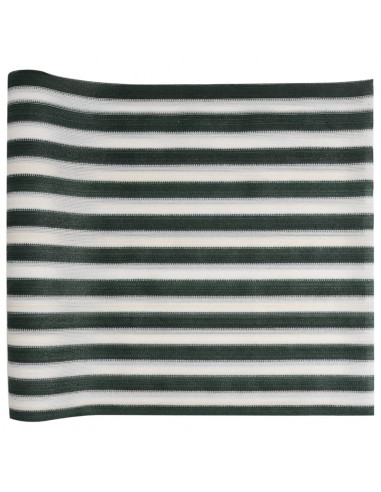 Rete per Privacy Verde e Bianco 1,8x10 m in HDPE 195 g/m²