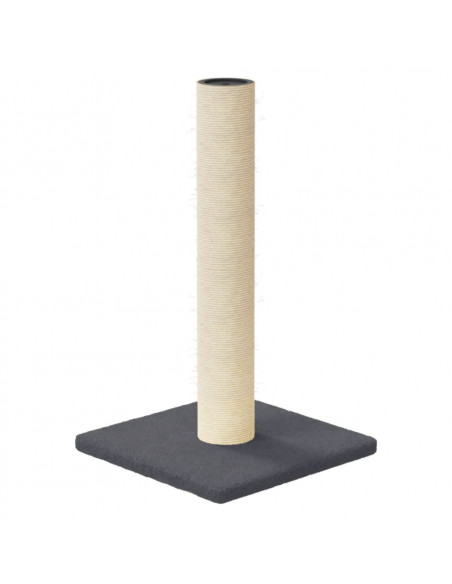 Palo Tiragraffi per Gatti Grigio Scuro 22x22x45 cm