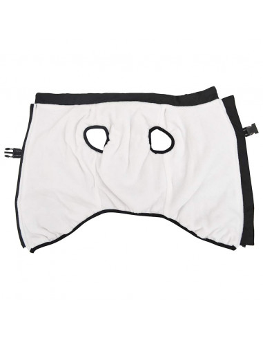 Cappotto Cani con Imbracatura Impermeabile Riflettente Nero 3XL