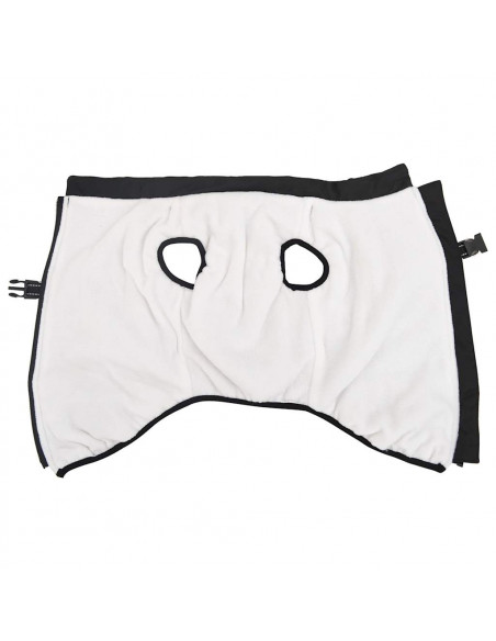Cappotto Cani con Imbracatura Impermeabile Riflettente Nero 3XL