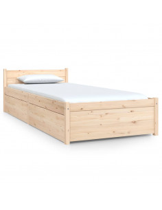 Giroletto con Cassetti 75x190 cm Small Single 2