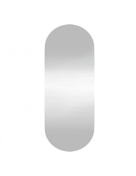 Specchio da Parete 20x50 cm Vetro Ovale