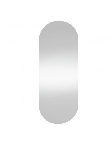 Specchio da Parete 20x50 cm Vetro Ovale
