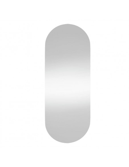 Specchio da Parete 20x50 cm Vetro Ovale