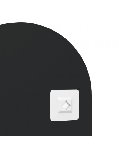 Specchio da Parete 20x50 cm Vetro Ovale