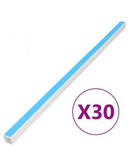 Canalina per Cavi Autoadesiva 30x20 mm 30 m in PVC