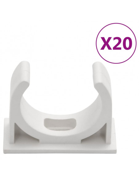 Canaline per Cavi con Clip Ø30 mm 10 m in PVC