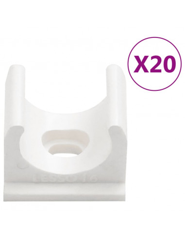 Canaline per Cavi con Clip Ø16 mm 10 m in PVC