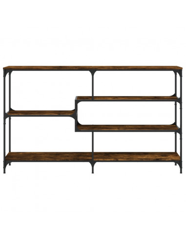 Tavolo Consolle Rovere Fumo 160x32x95 cm Legno Multistrato