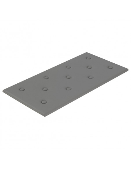 Pannelli Murali 12 pz Grigi 60x30 cm Similpelle 2,16 m²