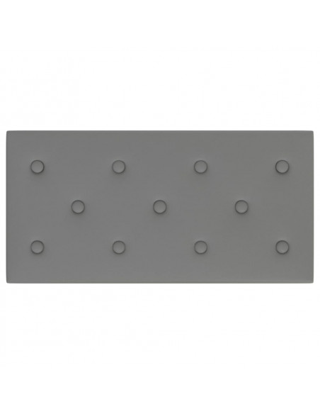 Pannelli Murali 12 pz Grigi 60x30 cm Similpelle 2,16 m²