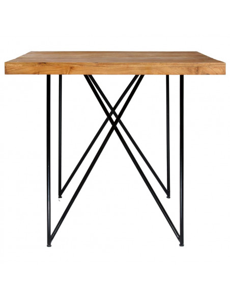 Tavolo da Pranzo 180x90x76 cm in Legno Massello di Acacia