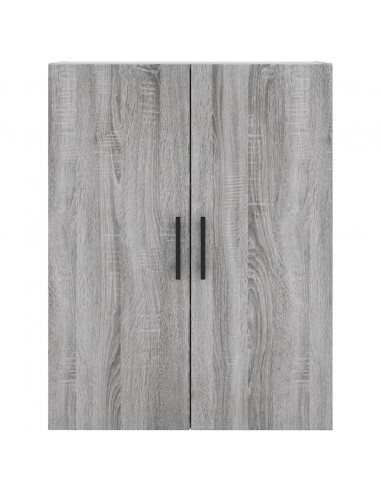 Mobile a Parete Grigio Sonoma 69,5x34x90 cm